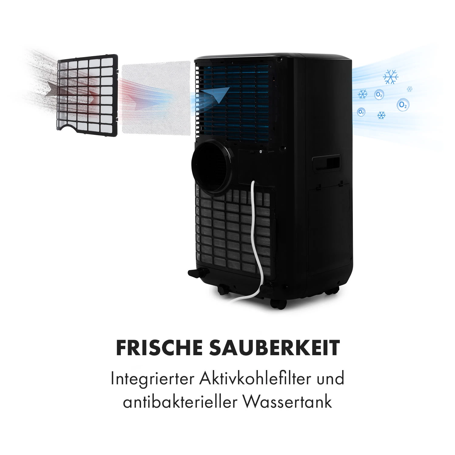 Max Breeze Smart mobile Klimaanlage 15000 BTU/h (4,4 kW) EEC A Max Breeze Smart Mobile Klimaanlage 15000 BTU/h (4,4 KW) EEC A -Klarstein Verkaufs 10035742 de 0008 logo