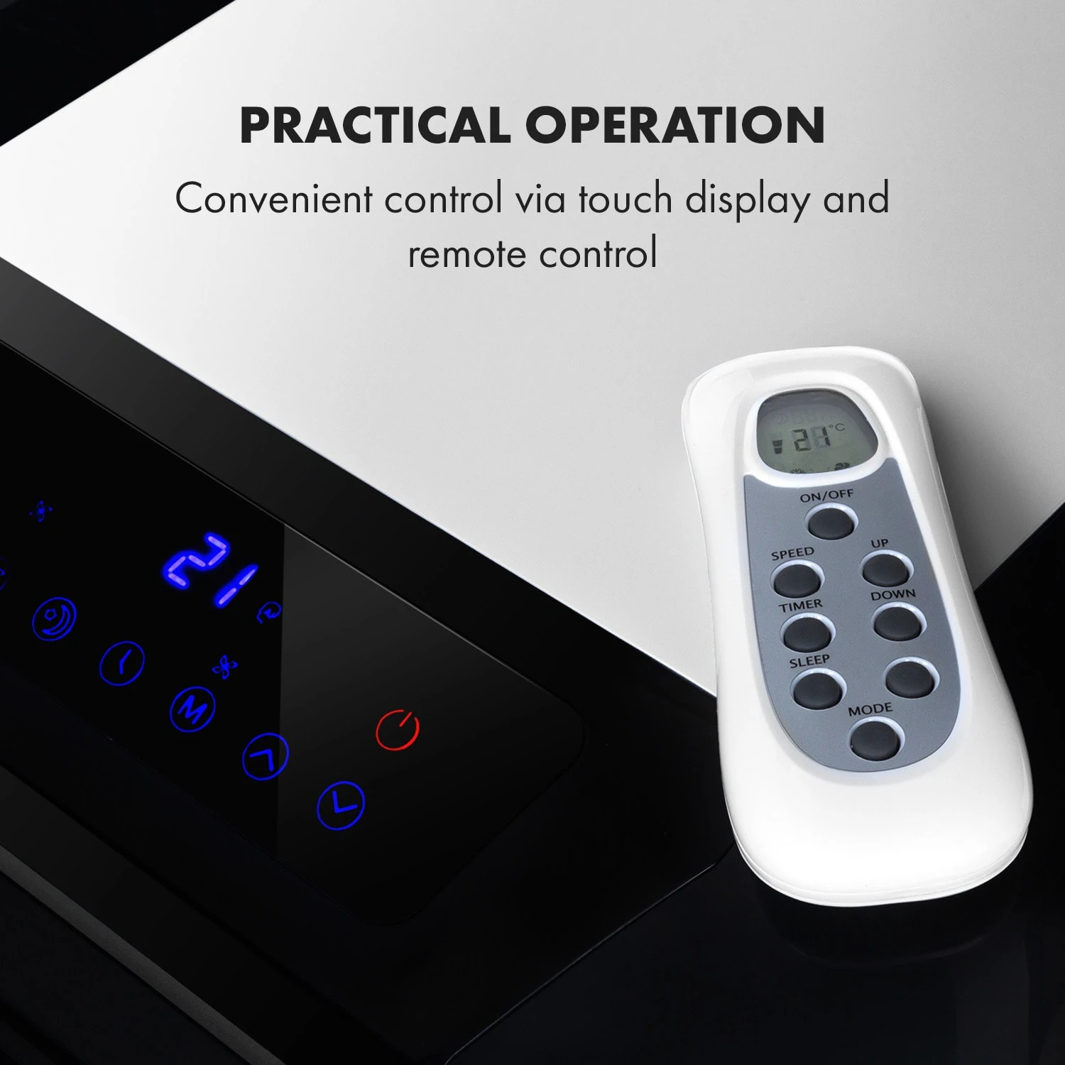 Max Breeze Smart mobile Klimaanlage 15000 BTU/h (4,4 kW) EEC A Max Breeze Smart Mobile Klimaanlage 15000 BTU/h (4,4 KW) EEC A -Klarstein Verkaufs 10035742 uk 0009 logo