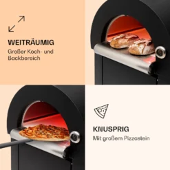 Diavolo Napoletana Pizzaofen Holzofen Rostfreier Edelstahl -Klarstein Verkaufs 10035759 de 0003 logo