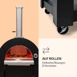 Diavolo Napoletana Pizzaofen Holzofen Rostfreier Edelstahl -Klarstein Verkaufs 10035759 de 0007 logo