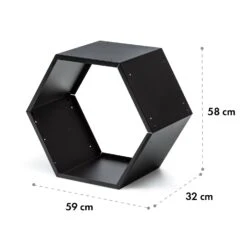 Hexawood Black Holzspeicher Hexagon-Form 50,2x58x32cm 5 Hexawood Black Holzspeicher Hexagon-Form 50,2x58x32cm -Klarstein Verkaufs 10035764 yy 0006 logo