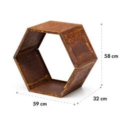 Hexawood Rust Holzspeicher Hexagon-Form 50,2x58x32cm 5 Hexawood Rust Holzspeicher Hexagon-Form 50,2x58x32cm -Klarstein Verkaufs 10035765 yy 0006 logo