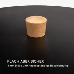 Firebowl Savage Lid Feuerschalendeckel &Oslash; 40 Cm Stahl Holzgriff -Klarstein Verkaufs 10035772 de 0003 logo