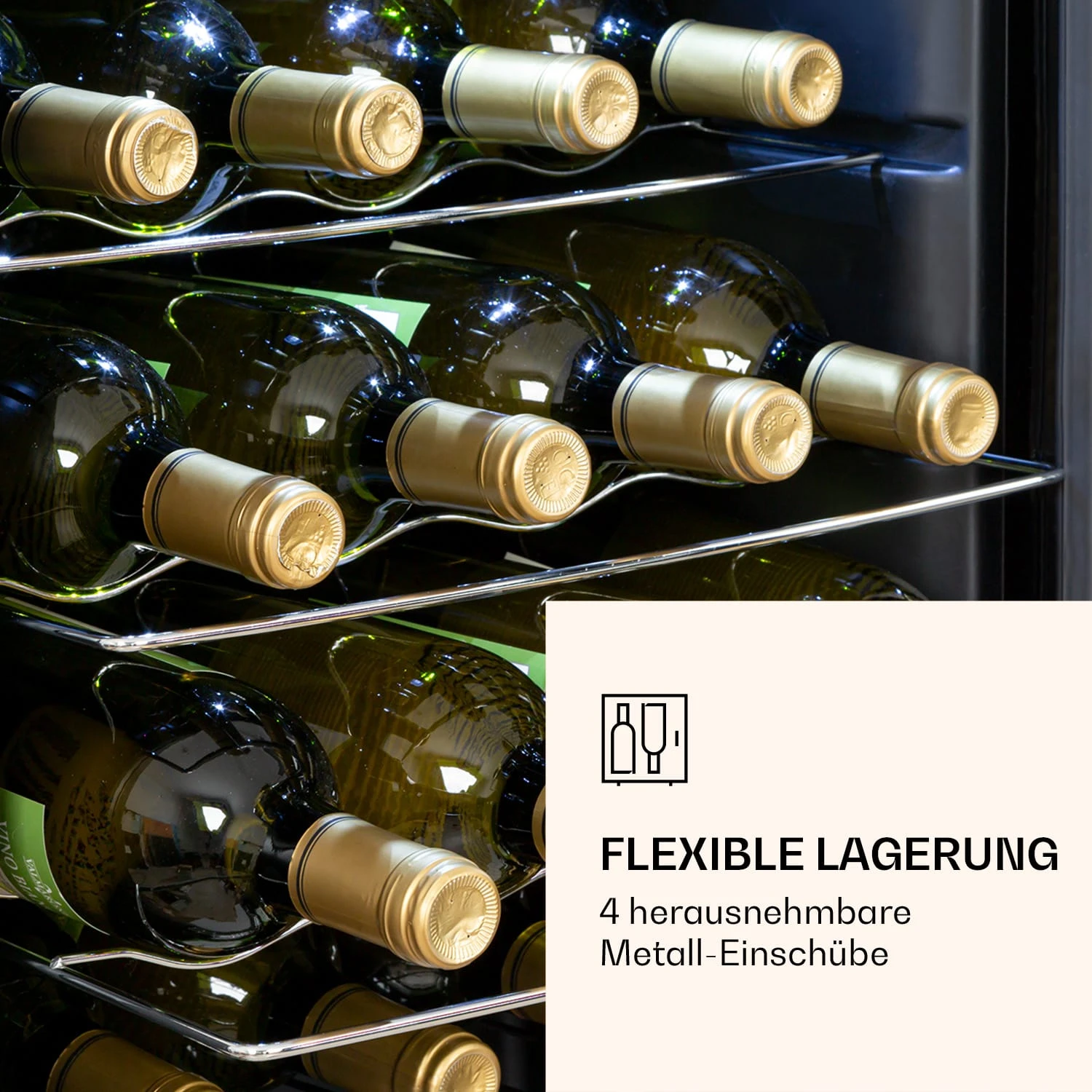 Ultimo 20 Uno Weinkühlschrank 53l Touch-Bedienfeld 131W 5-18°C Ultimo 20 Uno Weinkühlschrank 53l Touch-Bedienfeld 131W 5-18°C -Klarstein Verkaufs 10035778 de 0006 logo