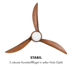 Monteverde Deckenventilator Deckenleuchte 52" 8.376m³/h 3 Flügel 3 Monteverde Deckenventilator Deckenleuchte 52" 8.376m³/h 3 Flügel -Klarstein Verkaufs 10035788 de 0004 logo