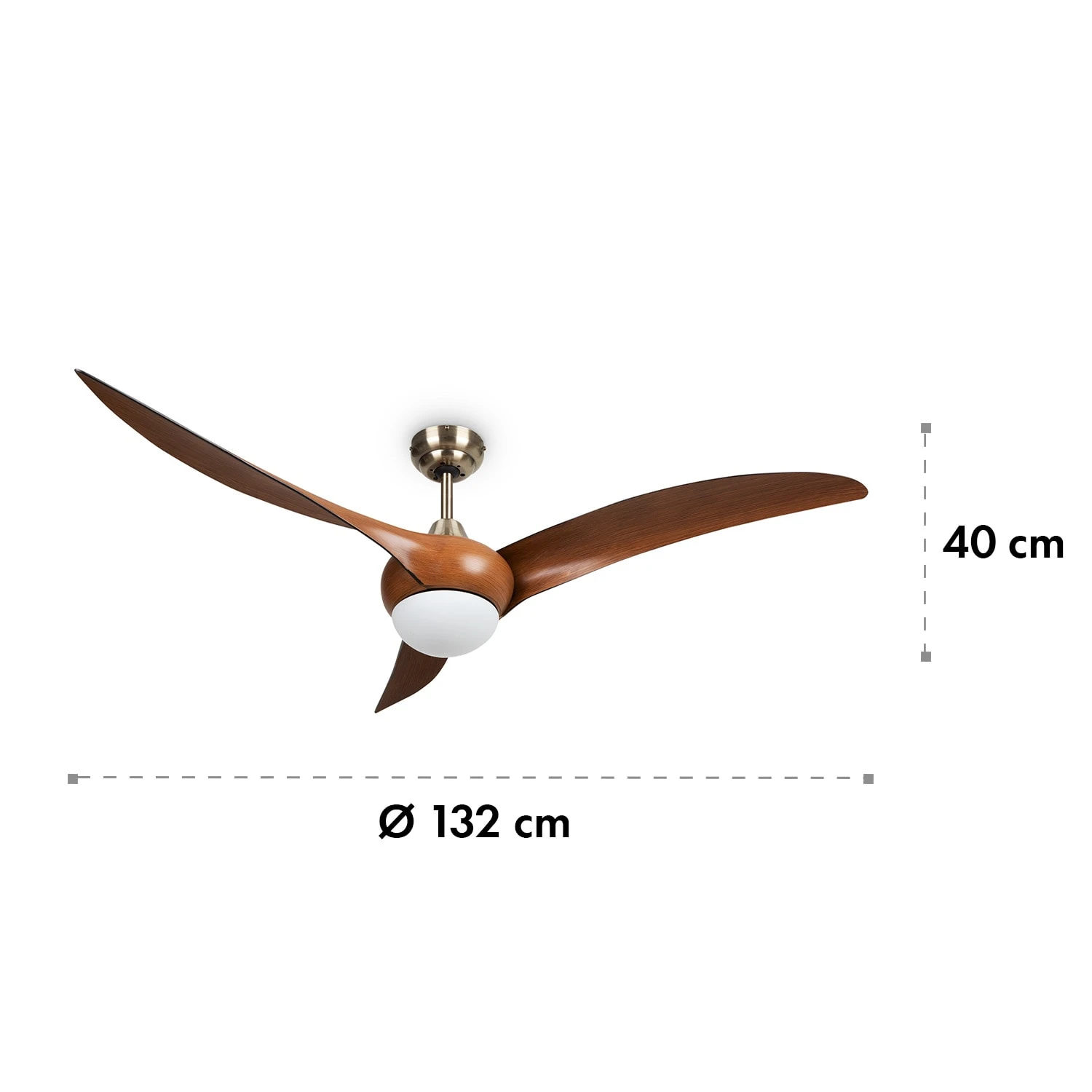 Monteverde Deckenventilator Deckenleuchte 52" 8.376m³/h 3 Flügel Monteverde Deckenventilator Deckenleuchte 52" 8.376m³/h 3 Flügel -Klarstein Verkaufs 10035788 yy 0007 logo
