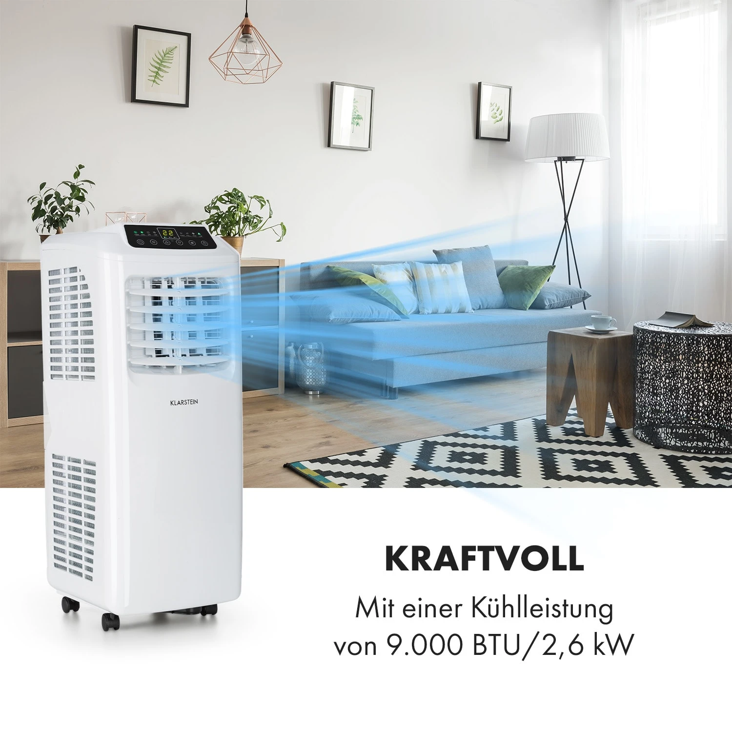 Pure Blizzard Smart 9k mobile Klimaanlage 9000BTU/2,6kW Fernbedienung Pure Blizzard Smart 9k Mobile Klimaanlage 9000BTU/2,6kW Fernbedienung -Klarstein Verkaufs 10035807 de 0004 logo