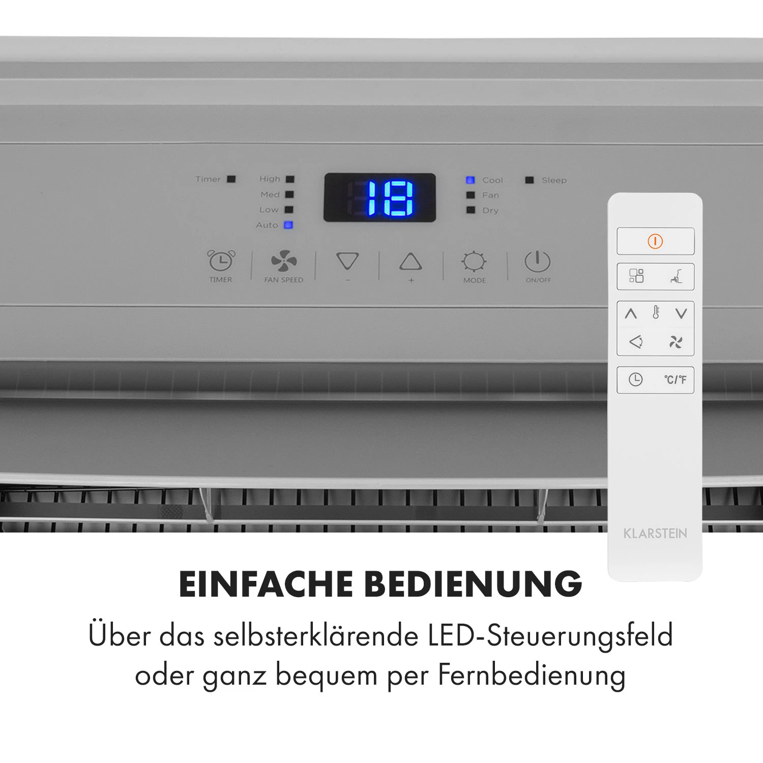 Grandbreeze Eco 12K Klimaanlage 3-in-1 460 m³/h 12.000 BTU/1,35 kW Grandbreeze Eco 12K Klimaanlage 3-in-1 460 M³/h 12.000 BTU/1,35 KW -Klarstein Verkaufs 10035809 de 0007 logo