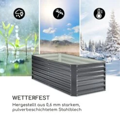 High Grow Straight Hochbeet 180 X 60 X 90 Cm 970 L Stahl Verzinkt 5 High Grow Straight Hochbeet 180 X 60 X 90 Cm 970 L Stahl Verzinkt -Klarstein Verkaufs 10035813 de 0006 logo