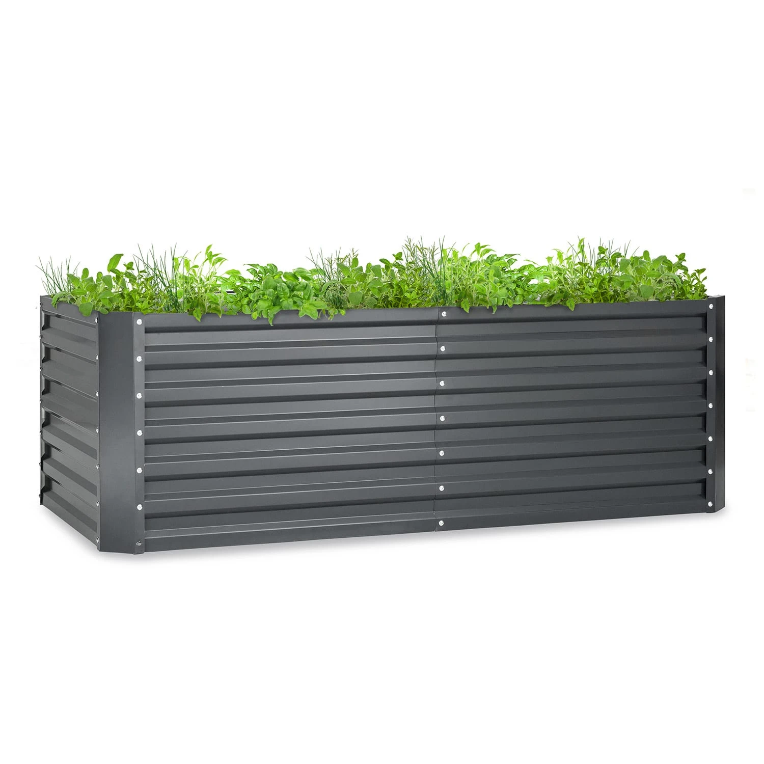 High Grow Straight Hochbeet 180 x 60 x 90 cm 970 l Stahl verzinkt High Grow Straight Hochbeet 180 X 60 X 90 Cm 970 L Stahl Verzinkt -Klarstein Verkaufs 10035813 yy 0001 titel