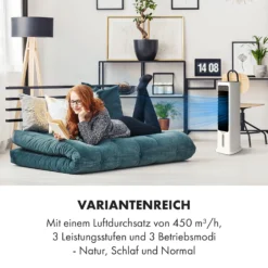 Skytower 360° Smart Luftkühler 60W 450 M³/h 6 Liter Mobil -Klarstein Verkaufs 10035818 de 0007 logo