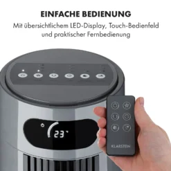 Skyscraper Frost Luftkühler 45 W 7 Liter 2 Kühlakkus Mobil -Klarstein Verkaufs 10035820 de 0006 logo