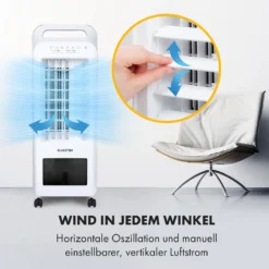 Cooler Rush Ventilator Luftkühler 5,5L 45W Fernbedienung 5x Eispack -Klarstein Verkaufs 10035824 de 0003 logo