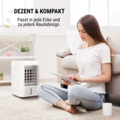 Arctic Cube 4-in-1 Luftkühler 40 Watt 230 M3/h 2 Kühlakkus -Klarstein Verkaufs 10035826 de 0003 logo