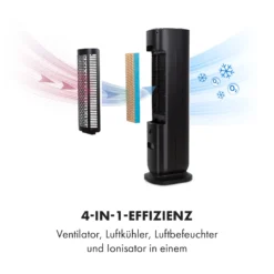 Polar Tower Smart Ventilator Luftkühler 7L 85W Fernbedienung Eispack 6 Polar Tower Smart Ventilator Luftkühler 7L 85W Fernbedienung Eispack -Klarstein Verkaufs 10035831 de 0007 logo
