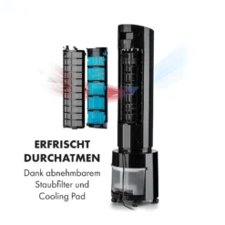 Waterfall Luftkühler 45 W 4 Liter 2 Kühlakkus Mobil -Klarstein Verkaufs 10035834 de 0004 logo