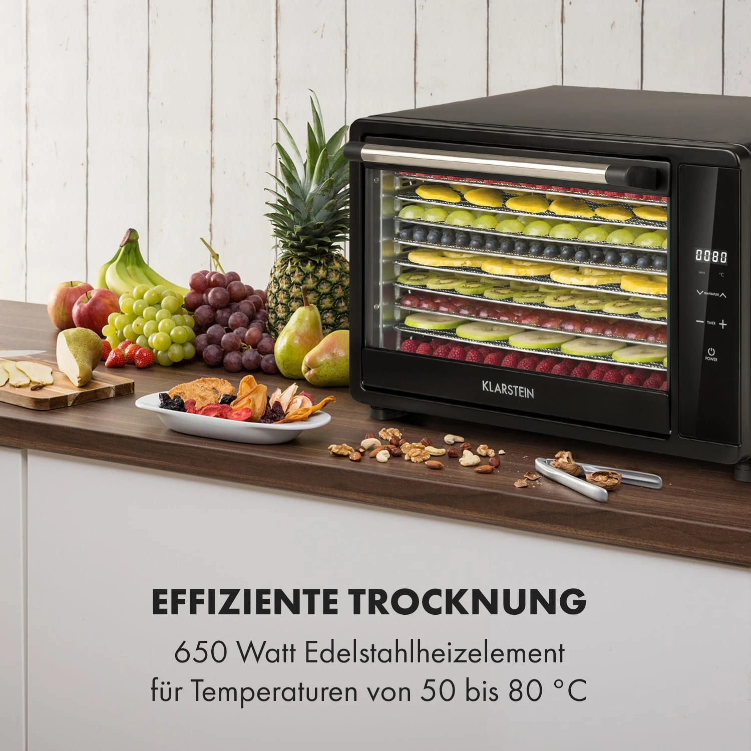 Mega Jerky Dörrautomat 650W 50-80°C LC-Touch-Display Timer Mega Jerky Dörrautomat 650W 50-80°C LC-Touch-Display Timer -Klarstein Verkaufs 10035853 de 0002 logo