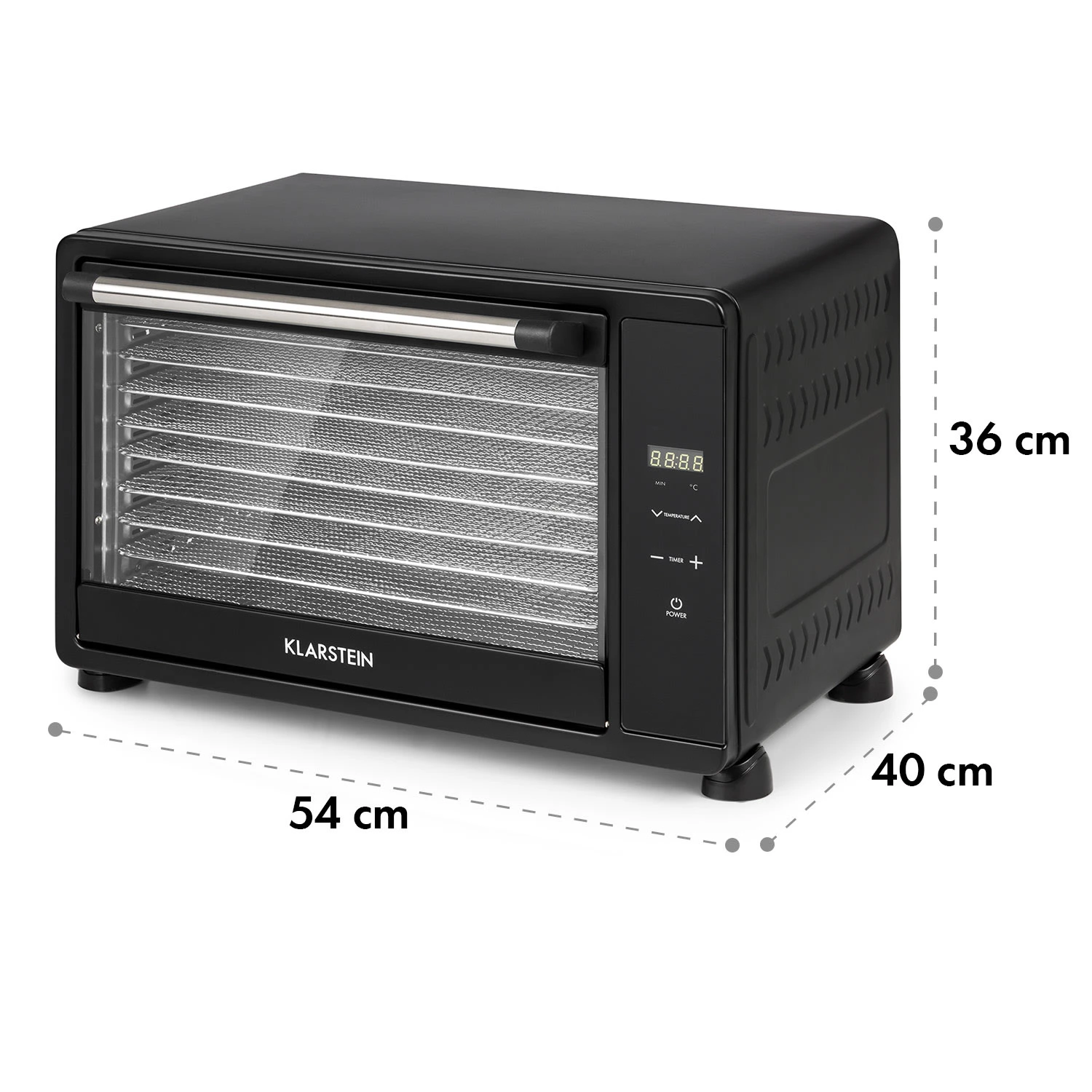 Mega Jerky Dörrautomat 650W 50-80°C LC-Touch-Display Timer Mega Jerky Dörrautomat 650W 50-80°C LC-Touch-Display Timer -Klarstein Verkaufs 10035853 yy 0008 logo
