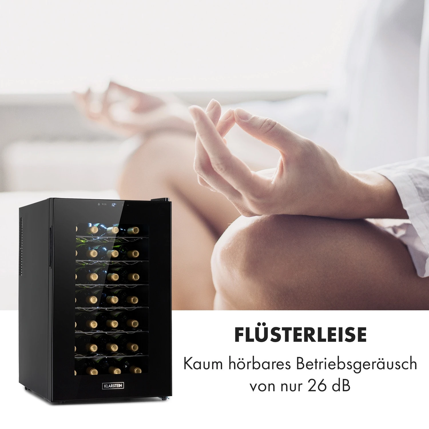 Barolo 28 Uno Weinkühlschrank 70 Liter 11-18°C SingleZone Barolo 28 Uno Weinkühlschrank 70 Liter 11-18°C SingleZone -Klarstein Verkaufs 10035860 de 0005 logo