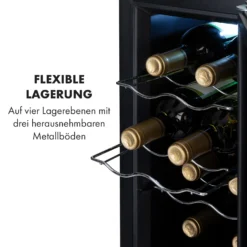 Reserva 8 Slim Uno Weinkühlschrank 8 Flaschen 23 Liter Edelstahl 6 Reserva 8 Slim Uno Weinkühlschrank 8 Flaschen 23 Liter Edelstahl -Klarstein Verkaufs 10035861 de 0007 logo