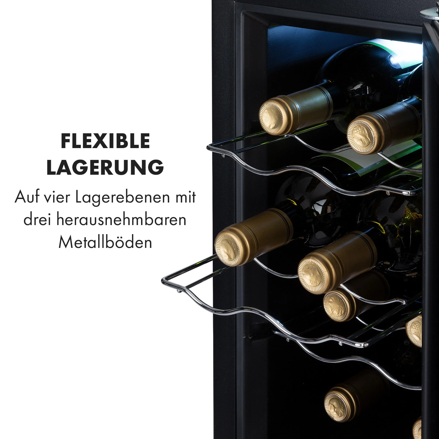 Reserva 8 Slim Uno Weinkühlschrank 8 Flaschen 23 Liter Edelstahl Reserva 8 Slim Uno Weinkühlschrank 8 Flaschen 23 Liter Edelstahl -Klarstein Verkaufs 10035861 de 0007 logo