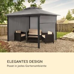 Grandezza Cortina Gartenpavillon 3x3m 4 Seitenteile 5 Grandezza Cortina Gartenpavillon 3x3m 4 Seitenteile -Klarstein Verkaufs 10035865 de 0006 logo