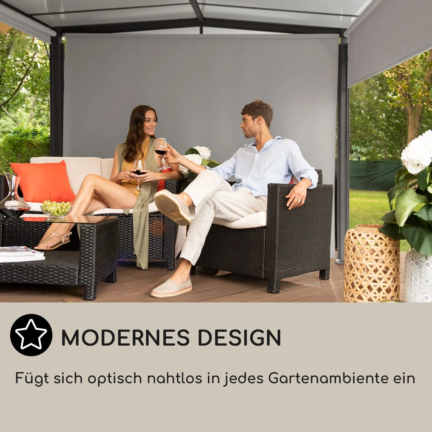 Pantheon Solid Sky Expand Pavillon Seitenwände 3x3-5,6 m Aluminium Pantheon Solid Sky Expand Pavillon Seitenwände 3x3-5,6 M Aluminium -Klarstein Verkaufs 10035870 de 0006 usp