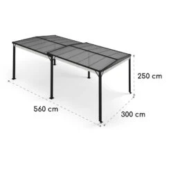 Pantheon Solid Sky Expand Pavillon Seitenwände 3x3-5,6 M Aluminium 6 Pantheon Solid Sky Expand Pavillon Seitenwände 3x3-5,6 M Aluminium -Klarstein Verkaufs 10035870 yy 0007 dimensions