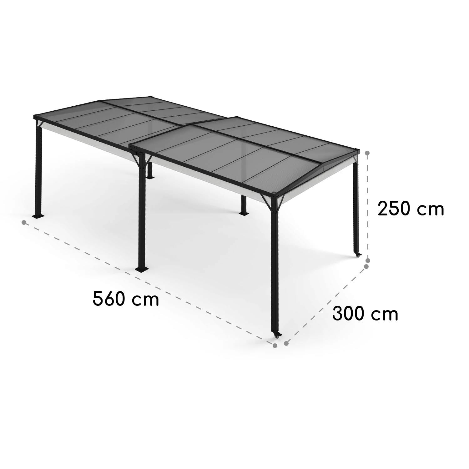 Pantheon Solid Sky Expand Pavillon Seitenwände 3x3-5,6 m Aluminium Pantheon Solid Sky Expand Pavillon Seitenwände 3x3-5,6 M Aluminium -Klarstein Verkaufs 10035870 yy 0007 dimensions