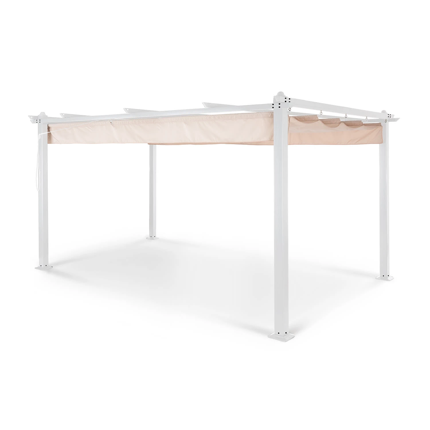 Pantheon Pergola Aluminiumkantrohr 3x4m 4 Eckpfosten wasserabweisend Pantheon Pergola Aluminiumkantrohr 3x4m 4 Eckpfosten Wasserabweisend -Klarstein Verkaufs 10035878 yy 0001 titel