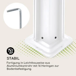 Pantheon Cortina Pavillon Mit Dach 3x6m 4 Seitenteile -Klarstein Verkaufs 10035885 de 0006 logo