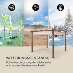 Pantheon Rust Pergola Aluminium 3x3m 6 Eckpfosten Wasserabweisend 4 Pantheon Rust Pergola Aluminium 3x3m 6 Eckpfosten Wasserabweisend -Klarstein Verkaufs 10035887 de 0005 logo