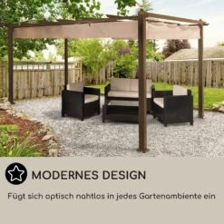 Pantheon Rust Pergola Aluminium 3x4m 6 Eckpfosten Wasserabweisend 5 Pantheon Rust Pergola Aluminium 3x4m 6 Eckpfosten Wasserabweisend -Klarstein Verkaufs 10035889 DE 0006 usp