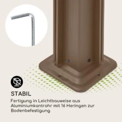 Pantheon Cortina Rust Pavillon Mit Dach 3x4 M 4 Seitenteile -Klarstein Verkaufs 10035896 de 0006 logo