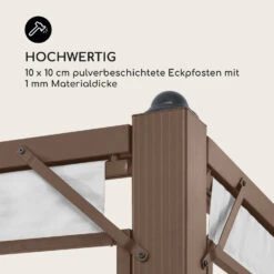 Pantheon Cortina Rust Pavillon Mit Dach 3x4 M 4 Seitenteile -Klarstein Verkaufs 10035896 de 0007 logo