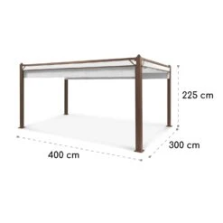 Pantheon Cortina Rust Pavillon Mit Dach 3x4 M 4 Seitenteile -Klarstein Verkaufs 10035896 yy 0009 logo