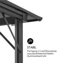 Pantheon Solid Sky Ambient Solar Pavillon Mit Grauem Dach 3x3m Polycarbonat Aluminium 5 Pantheon Solid Sky Ambient Solar Pavillon Mit Grauem Dach 3x3m Polycarbonat Aluminium -Klarstein Verkaufs 10035899 de 0006 logo