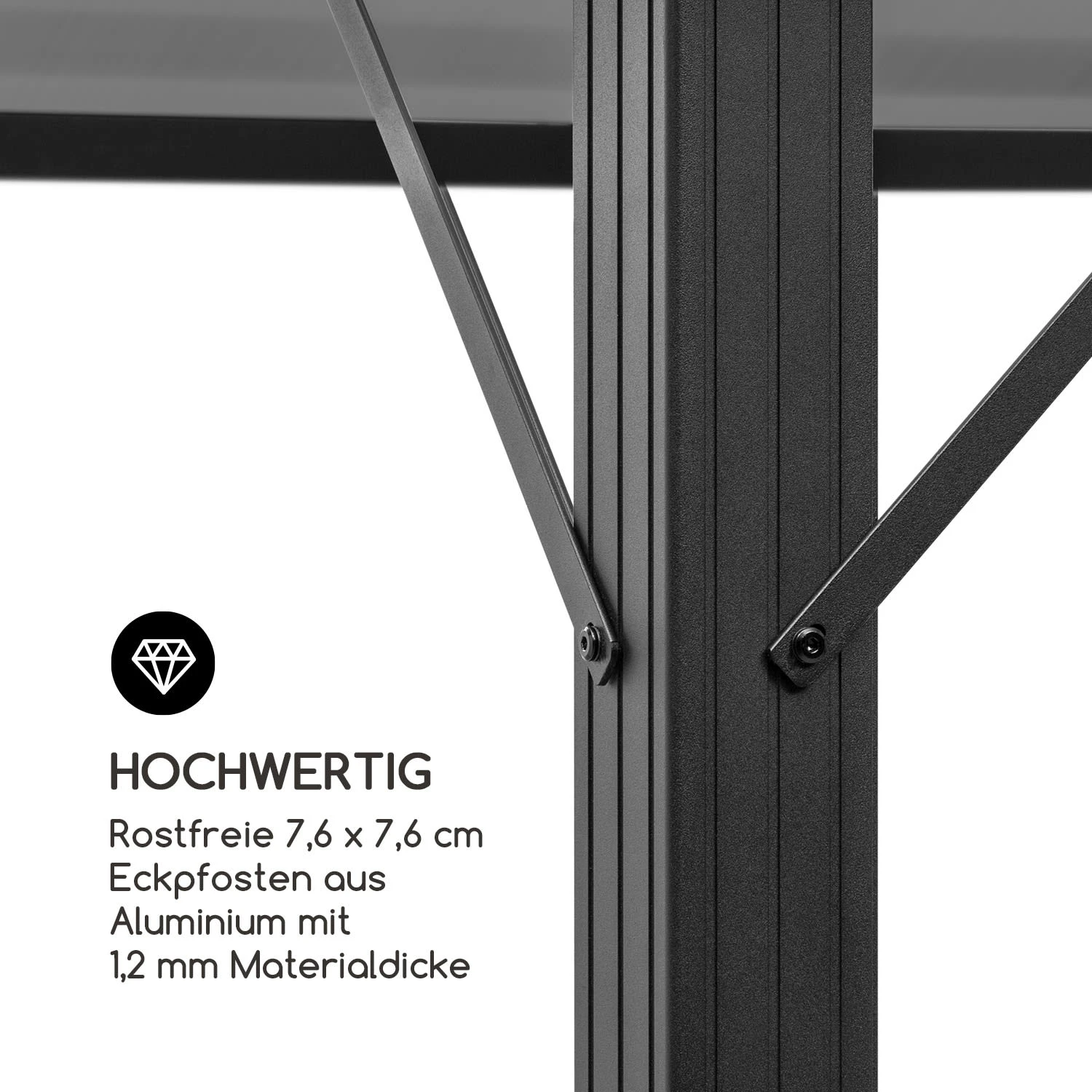 Pantheon Solid Sky Ambient Solar Pavillon 3x4m Polycarbonat Aluminium Pantheon Solid Sky Ambient Solar Pavillon 3x4m Polycarbonat Aluminium -Klarstein Verkaufs 10035906 de 0008 logo