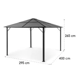 Pantheon Solid Sky Ambient Solar Pavillon 3x4m Polycarbonat Aluminium 8 Pantheon Solid Sky Ambient Solar Pavillon 3x4m Polycarbonat Aluminium -Klarstein Verkaufs 10035906 yy 0009 logo
