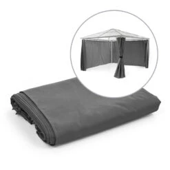 Pantheon Solid Sky Pavillon-Seitenwände 3x4 4 Stück 140g/m²