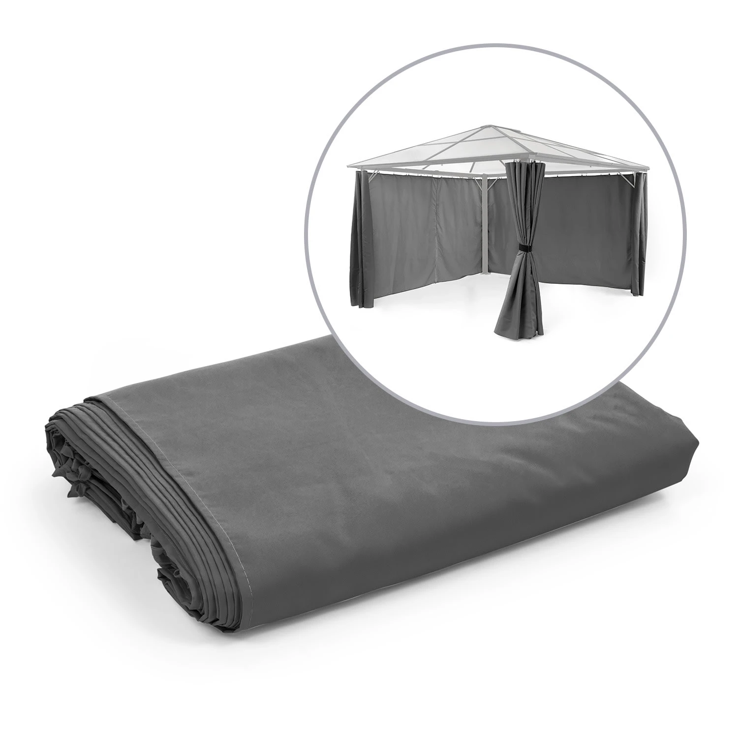 Pantheon Solid Sky Pavillon-Seitenwände 3x4 4 Stück 140g/m² Pantheon Solid Sky Pavillon-Seitenwände 3x4 4 Stück 140g/m² -Klarstein Verkaufs 10035908 yy 0001 titel