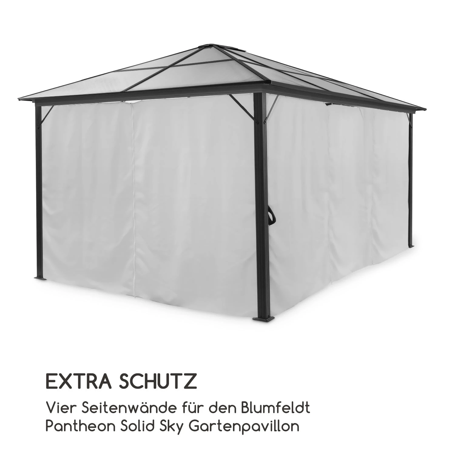 Pantheon Solid Sky Pavillon-Seitenwände 3x4 4 Stück 140g/m² Pantheon Solid Sky Pavillon-Seitenwände 3x4 4 Stück 140g/m² -Klarstein Verkaufs 10035911 de 0003 logo