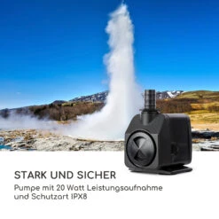 Bloomingstone Brunnen Gartenbrunnen Zierbrunnen 20W Pumpe Zink LED -Klarstein Verkaufs 10035916 de 0007 logo