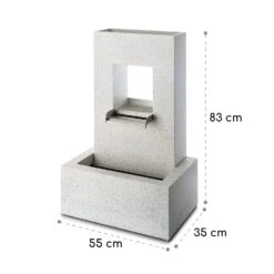 Bloomingstone Brunnen Gartenbrunnen Zierbrunnen 20W Pumpe Zink LED -Klarstein Verkaufs 10035916 yy 0008 logo