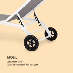 Limala Sonnenliege Lounger Stahl/Aluminium Textilene 150 Kg Mobil -Klarstein Verkaufs 10035921 de 0004 logo