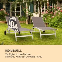 Limala Sonnenliege Lounger Stahl/Aluminium Textilene 150 Kg Mobil -Klarstein Verkaufs 10035921 de 0006 logo