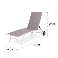 Limala Sonnenliege Lounger Stahl/Aluminium Textilene 150 Kg Mobil -Klarstein Verkaufs 10035921 yy 0007 logo