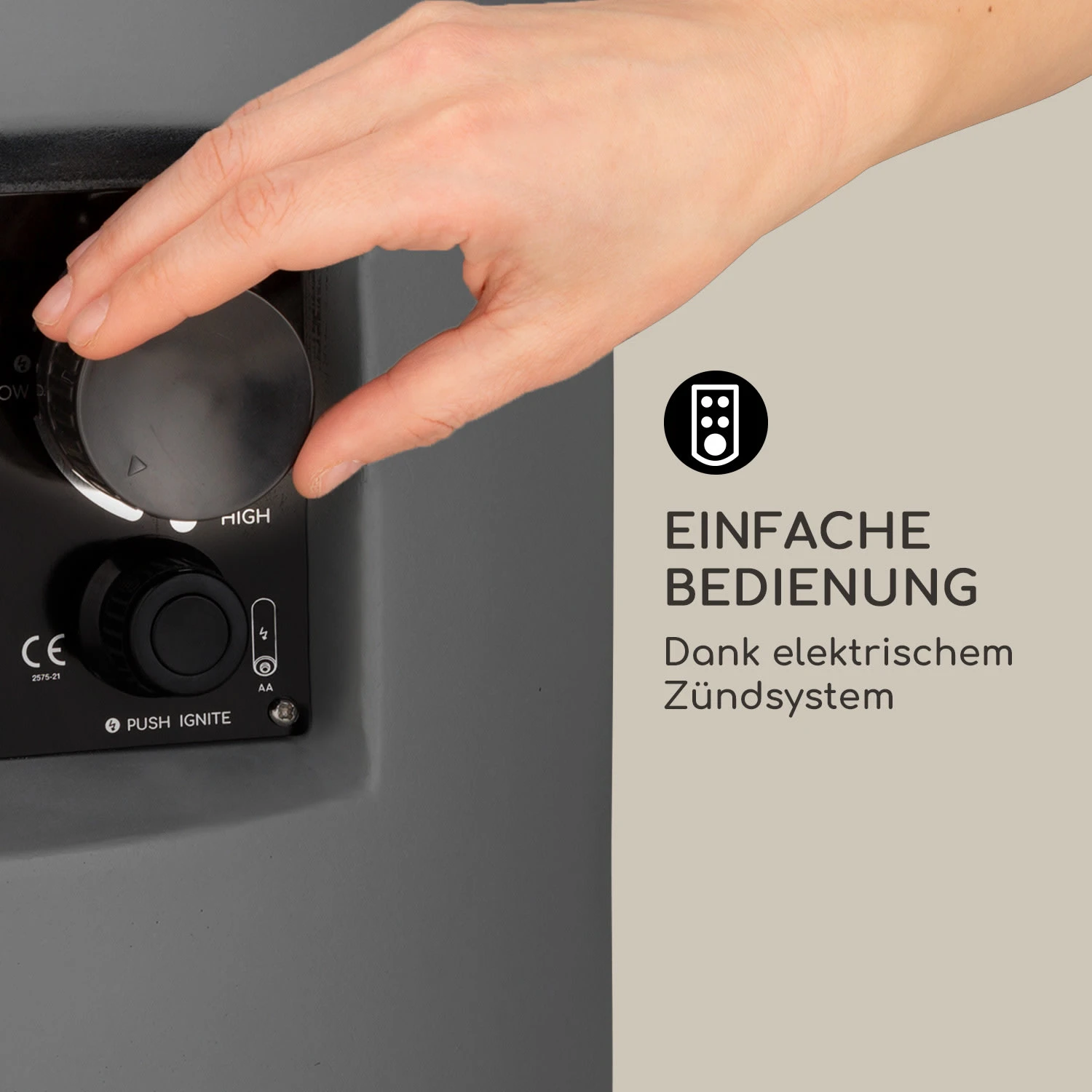 Crete Gas-Feuerstelle 13 kW Flüssiggas Edelstahl Crete Gas-Feuerstelle 13 KW Flüssiggas Edelstahl -Klarstein Verkaufs 10035931 de 0004 logo