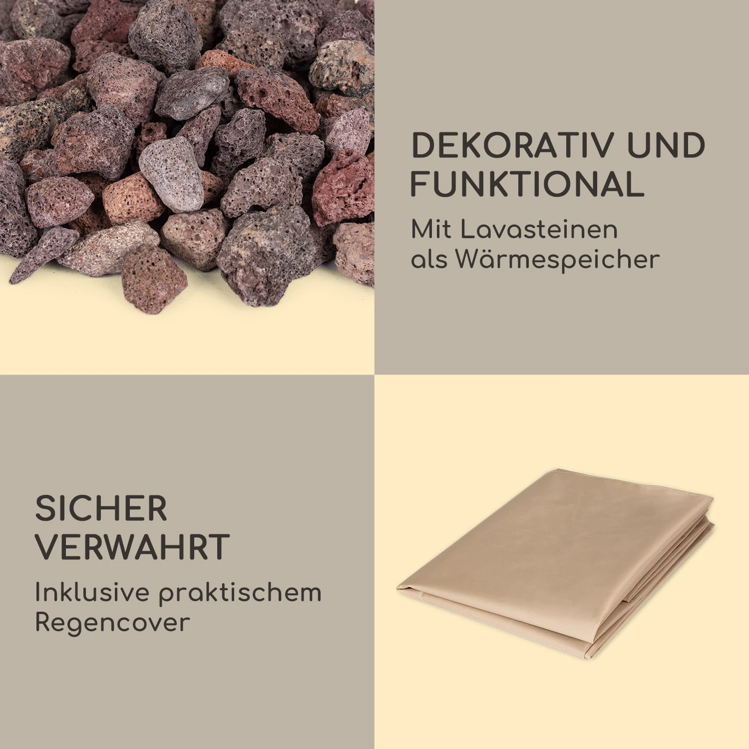 Crete Gas-Feuerstelle 13 kW Flüssiggas Edelstahl Crete Gas-Feuerstelle 13 KW Flüssiggas Edelstahl -Klarstein Verkaufs 10035931 de 0007 logo