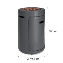 Crete Gas-Feuerstelle 13 KW Flüssiggas Edelstahl 7 Crete Gas-Feuerstelle 13 KW Flüssiggas Edelstahl -Klarstein Verkaufs 10035931 yy 0008 logo